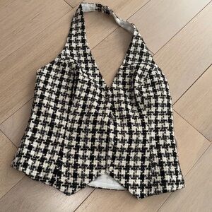 Houndstooth Halter- NWT